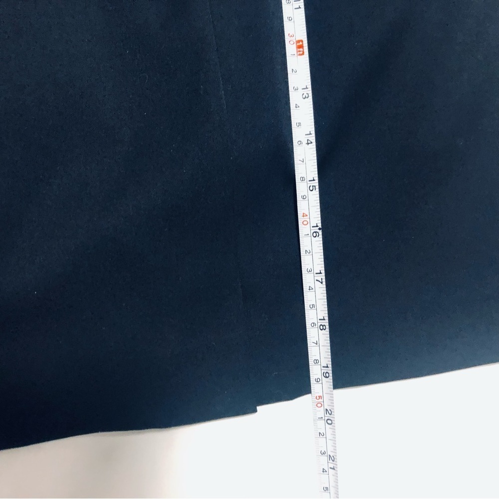 Anne Klein Size 12 Classic Black Short Straight Skirt - Picture 7 of 10